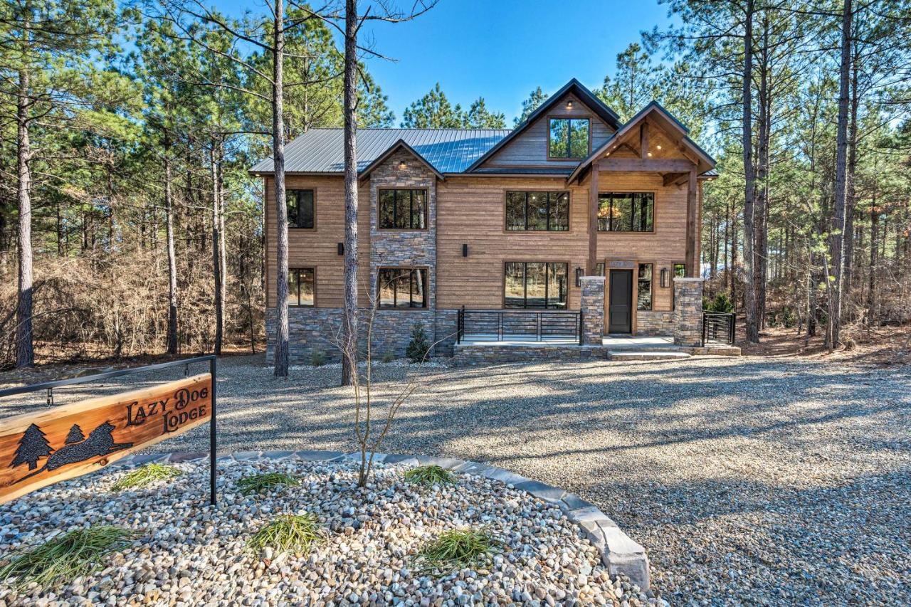 Broken Bow Lazy Dog Lodge With Hot Tub, Pool Table المظهر الخارجي الصورة