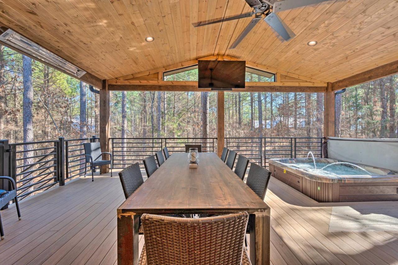 Broken Bow Lazy Dog Lodge With Hot Tub, Pool Table المظهر الخارجي الصورة
