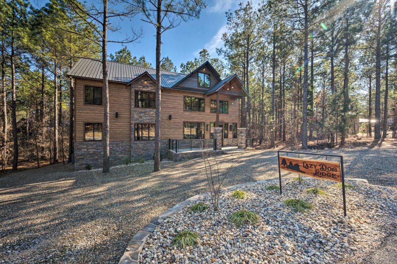 Broken Bow Lazy Dog Lodge With Hot Tub, Pool Table المظهر الخارجي الصورة